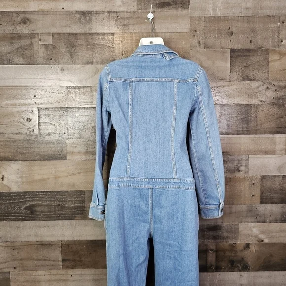 Host PICK ๐๐ STELLA MCCARTNEY Kathy faded denim jumpsuit | 40 - Picture 10 of 16